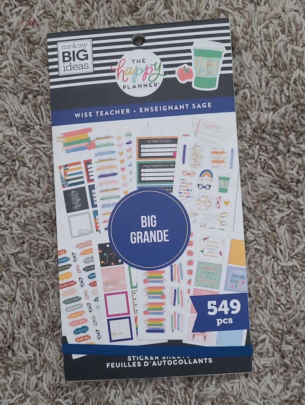 The Happy Planner - BIG Value Pack Stickers - Wise Teacher, SP1H30-007